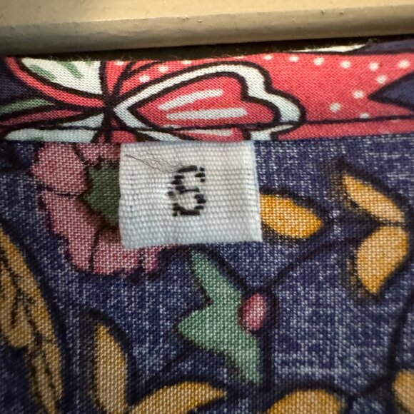 Blue Floral V-Neck Sundress - Picture 3 of 3